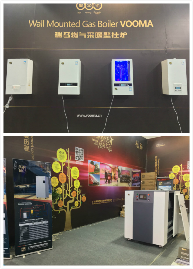 2018山东国际暖通展会拉开帷幕，优德88壁挂炉展位人气火爆